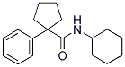 N-CYCLOHEXYL(PHENYLCYCLOPENTYL)FORMAMIDE Struktur