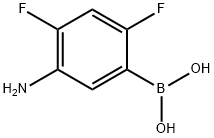 5-AMINO-2,4-DIFLUOROPHENYLBORONIC ACID Structure