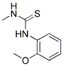 N-(2-METHOXYPHENYL)-N'-METHYLTHIOUREA Struktur