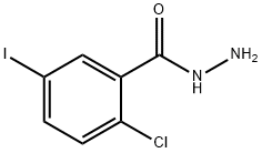 2-CHLORO-5-IODOBENZHYDRAZIDE Struktur