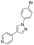 4-[1-(4-BROMOPHENYL)-1H-PYRAZOL-4-YL]PYRIDINE Struktur