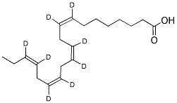 8Z,11Z,14Z,17Z-EICOSATETRAENOIC-8,9,11,12,14,15,17,18-D8 ACID Struktur