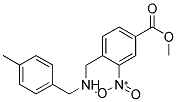 4-[(4-METHYL-BENZYLAMINO)-METHYL]-3-NITRO-BENZOIC ACID METHYL ESTER Struktur