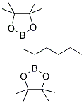 1-CIS-1,2-BIS(4,4,5,5-TETRAMETHYL-1,3,2-DIOXABOROLAN-2-YL)HEXANE Struktur