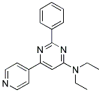 N,N-DIETHYL-2-PHENYL-6-PYRIDIN-4-YLPYRIMIDIN-4-AMINE Struktur