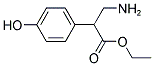 3-AMINO-2-(4-HYDROXY-PHENYL)-PROPIONIC ACID ETHYL ESTER Struktur