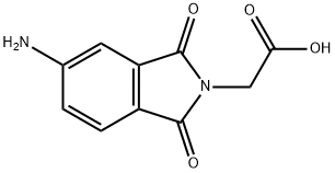 (5-AMINO-1,3-DIOXO-1,3-DIHYDRO-ISOINDOL-2-YL)-ACETIC ACID Struktur