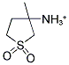 3-METHYL-1,1-DIOXO-TETRAHYDRO-1LAMBDA6-THIOPHEN-3-YL-AMMONIUM Struktur