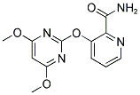 3-[(4,6-DIMETHOXYPYRIMIDIN-2-YL)OXY]PYRIDINE-2-CARBOXAMIDE Struktur