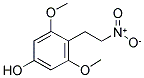 1-(2,6-DIMETHOXY-4-HYDROXYPHENYL)-2-NITROETHANE Struktur