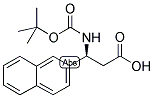 BOC-(S)-3-AMINO-3-(2-NAPHTHYL)-PROPIONIC ACID Struktur