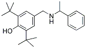 2,6-DI-TERT-BUTYL-4-[(1-PHENYL-ETHYLAMINO)-METHYL]-PHENOL Struktur