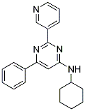 N-CYCLOHEXYL-6-PHENYL-2-PYRIDIN-3-YLPYRIMIDIN-4-AMINE Struktur