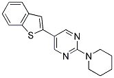 5-(1-BENZOTHIEN-2-YL)-2-PIPERIDIN-1-YLPYRIMIDINE Struktur