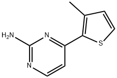 4-(3-METHYL-2-THIENYL)-2-PYRIMIDINAMINE Struktur