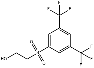 3,5-BIS(TRIFLUOROMETHYL)PHENYLSULFONYLETHANOL Struktur