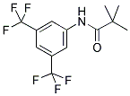 3',5'-BIS(TRIFLUOROMETHYL)-2,2,2-TRIMETHYLACETANILIDE Struktur