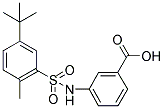 3-(5-TERT-BUTYL-2-METHYL-BENZENESULFONYLAMINO)-BENZOIC ACID Struktur