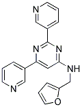 N-(2-FURYLMETHYL)-2,6-DIPYRIDIN-3-YLPYRIMIDIN-4-AMINE Struktur