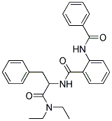 2-(BENZOYLAMINO)-N-[1-BENZYL-2-(DIETHYLAMINO)-2-OXOETHYL]BENZAMIDE Struktur