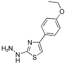 [4-(4-ETHOXY-PHENYL)-THIAZOL-2-YL]-HYDRAZINE Struktur