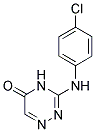 3-(4-CHLORO-PHENYLAMINO)-4H-[1,2,4]TRIAZIN-5-ONE Struktur