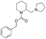 2-PYRROLIDIN-1-YLMETHYL-PIPERIDINE-1-CARBOXYLIC ACID BENZYL ESTER Struktur