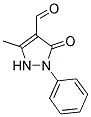 5-METHYL-3-OXO-2-PHENYL-2,3-DIHYDRO-1H-PYRAZOLE-4-CARBALDEHYDE Struktur