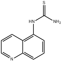 N-(5-QUINOLINYL)THIOUREA Struktur