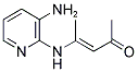 4-[(3-AMINO-2-PYRIDYL)AMINO]-3-PENTEN-2-ONE Struktur