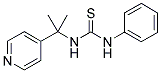 N-[DIMETHYL-(PYRIDIN-4-YL)METHYL]-N'-PHENYLTHIOUREA Struktur