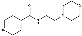 PIPERIDINE-4-CARBOXYLIC ACID (2-MORPHOLIN-4-YL-ETHYL)-AMIDE Struktur