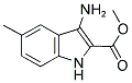 3-AMINO-5-METHYL-1H-INDOLE-2-CARBOXYLIC ACID METHYL ESTER Struktur