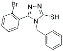 4-BENZYL-5-(2-BROMO-PHENYL)-4H-[1,2,4]TRIAZOLE-3-THIOL Struktur