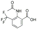 2-ACETAMIDO-3-(TRIFLUOROMETHYL)BENZOIC ACID Struktur