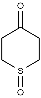 TETRAHYDRO-4H-THIOPYRAN-4-ONE 1-OXIDE Struktur