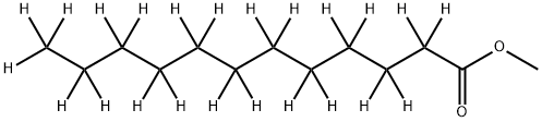 METHYL DODECANOATE-D23 Struktur