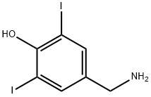 3,5-DIIODO-4-HYDROXYBENZYLAMINE Struktur