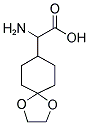 AMINO-(1,4-DIOXA-SPIRO[4.5]DEC-8-YL)-ACETIC ACID Struktur