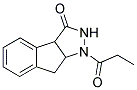 1,2,3,3A,8,8A-HEXAHYDRO-1-(1-OXOPROPYL)INDENO[2,1-C]PYRAZOL-3-ONE Struktur