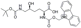 FMOC-(2S, 5S)-LYSINE(5-OH, N-BOC) Struktur