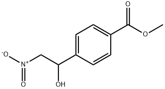 METHYL 4-(1-HYDROXY-2-NITROETHYL)BENZENECARBOXYLATE Struktur