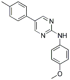 N-(4-METHOXYPHENYL)-5-(4-METHYLPHENYL)PYRIMIDIN-2-AMINE Struktur