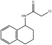 2-CHLORO-N-(1,2,3,4-TETRAHYDRO-NAPHTHALEN-1-YL)-ACETAMIDE Struktur