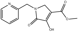 METHYL 4-HYDROXY-5-OXO-1-(2-PYRIDINYLMETHYL)-2,5-DIHYDRO-1H-PYRROLE-3-CARBOXYLATE Struktur