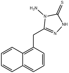 4-AMINO-5-NAPHTHALEN-1-YLMETHYL-4H-[1,2,4]TRIAZOLE-3-THIOL Struktur