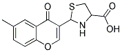 2-(6-METHYL-4-OXO-4H-CHROMEN-3-YL)-THIAZOLIDINE-4-CARBOXYLIC ACID Struktur