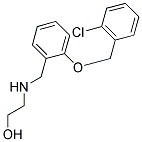 2-((2-((2-CHLOROBENZYL)OXY)BENZYL)AMINO)ETHANOL Struktur