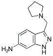 3-PYRROLIDIN-1-YLMETHYL-1H-INDAZOL-6-YLAMINE Struktur