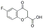 6-FLUORO-4-OXOCHROMANE-2-CARBOXYLIC ACID Struktur